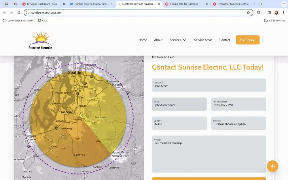 Slide of Sunrise Electric