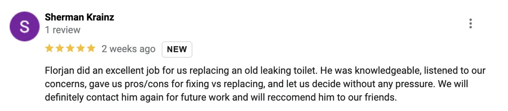 Slide of Superior Flo services