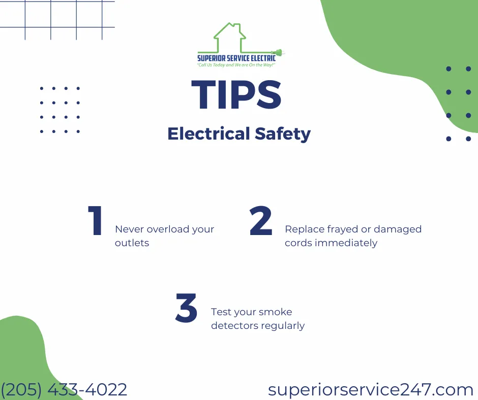Certified electrician providing panel upgrade in Mount Olive, AL - Superior Service Electric