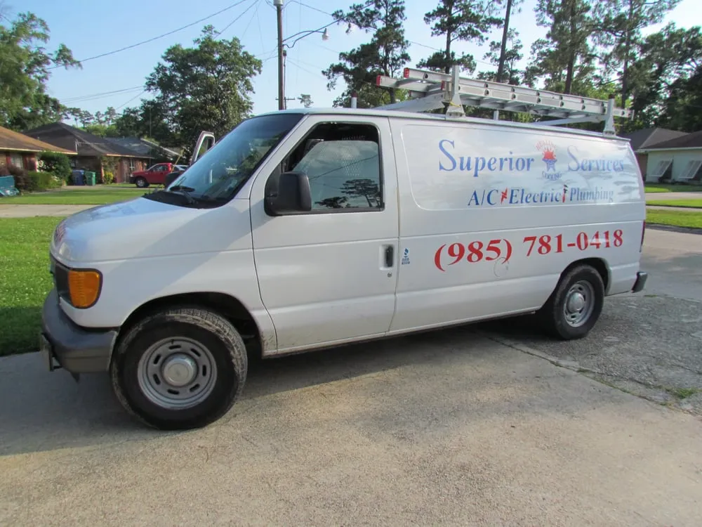 Slide of Superior Services A/C, Electric, and Plumbing