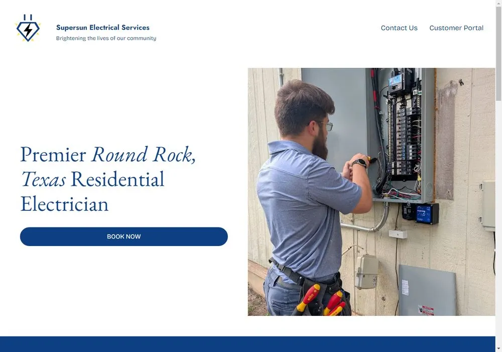 Slide of Supersun Electrical Services