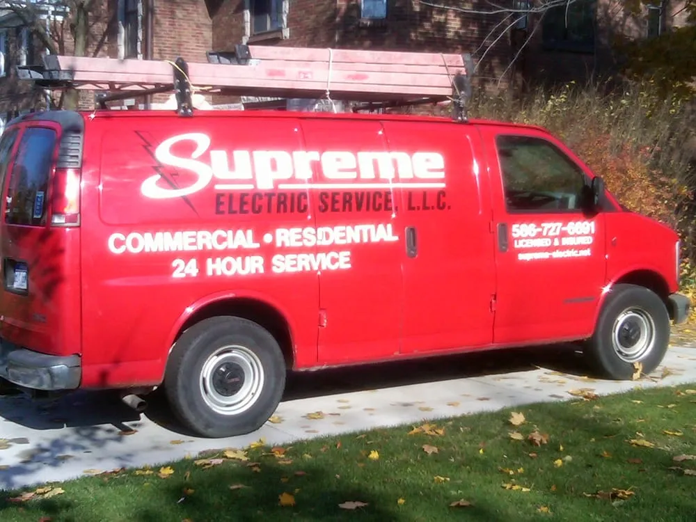 Slide of Supreme Electric Service