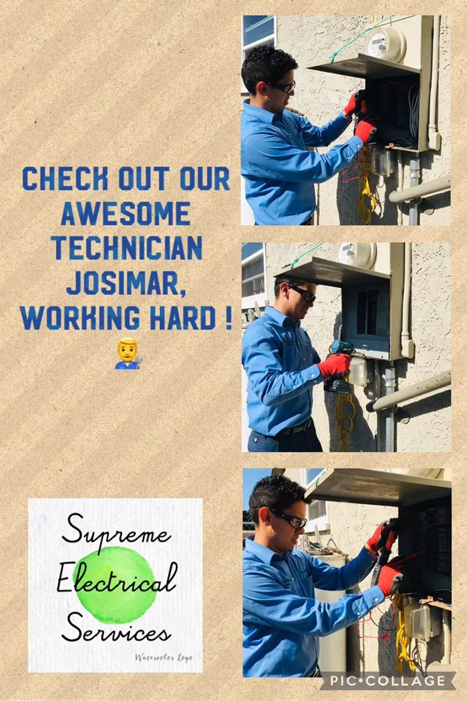 Slide of Supreme Electrical Services