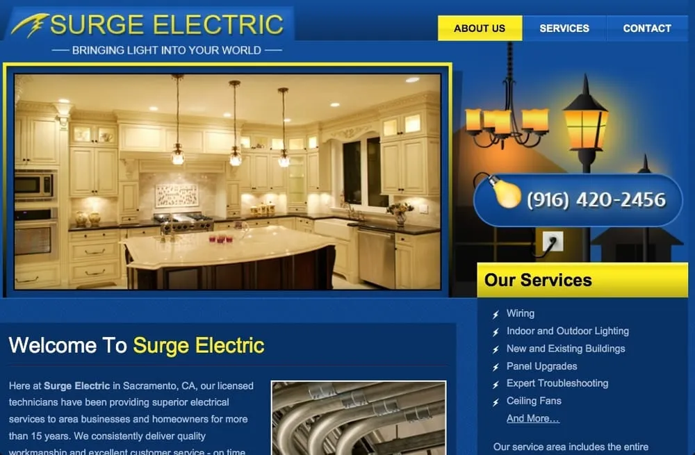 Slide of Surge Electric