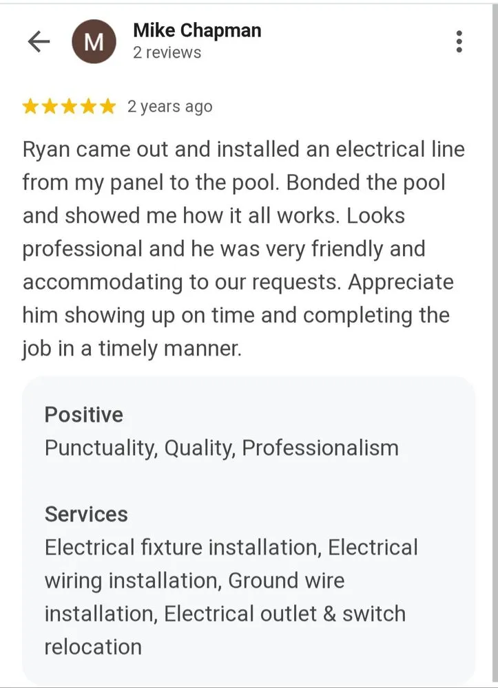 Professional electrician providing outlet and switch repair in Speedwell, TN - Swafford & Son's Electric