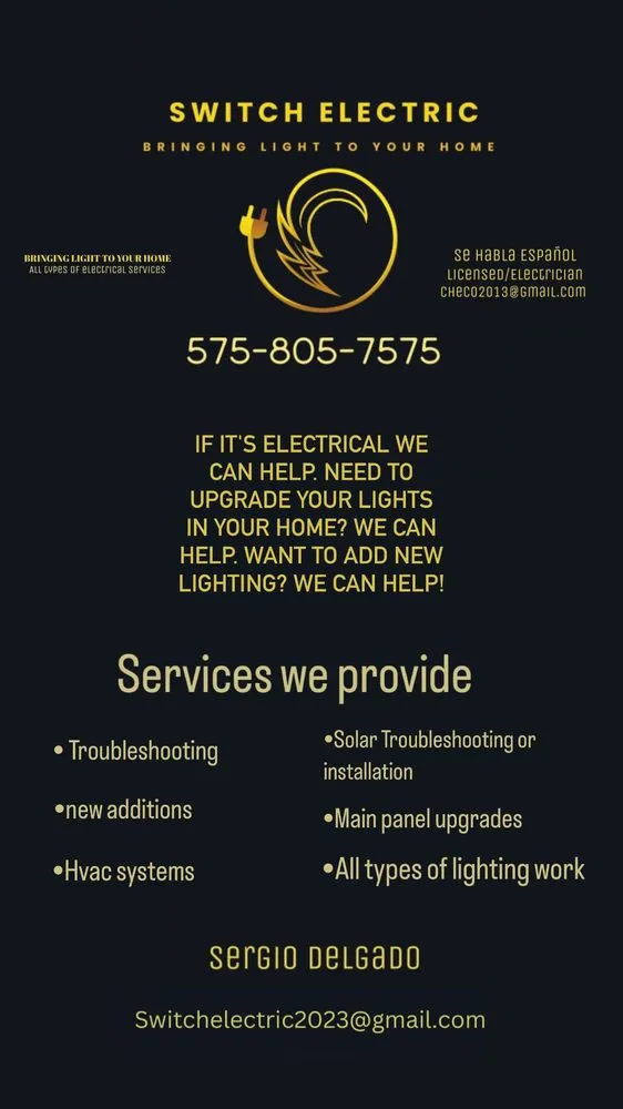 Slide of Switch Electric