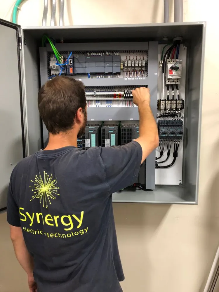 Slide of Synergy electric + technology