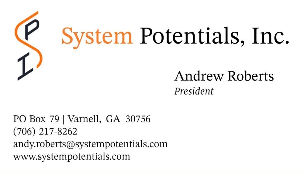Slide of System Potentials