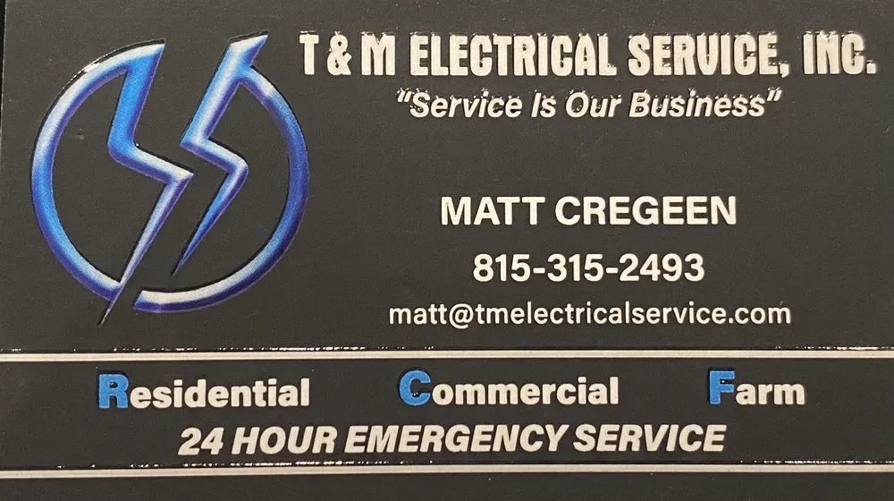 Slide of T & M Electrical Service