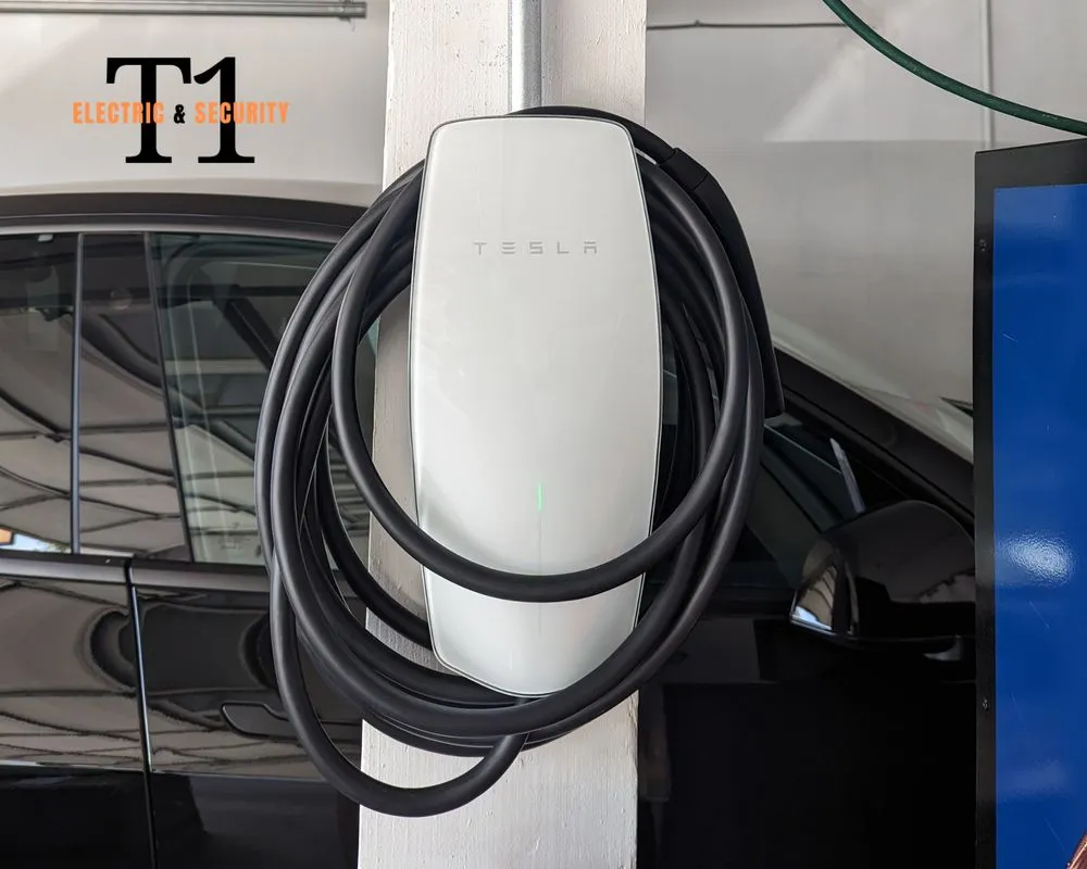 Slide of T1 Electric & Security