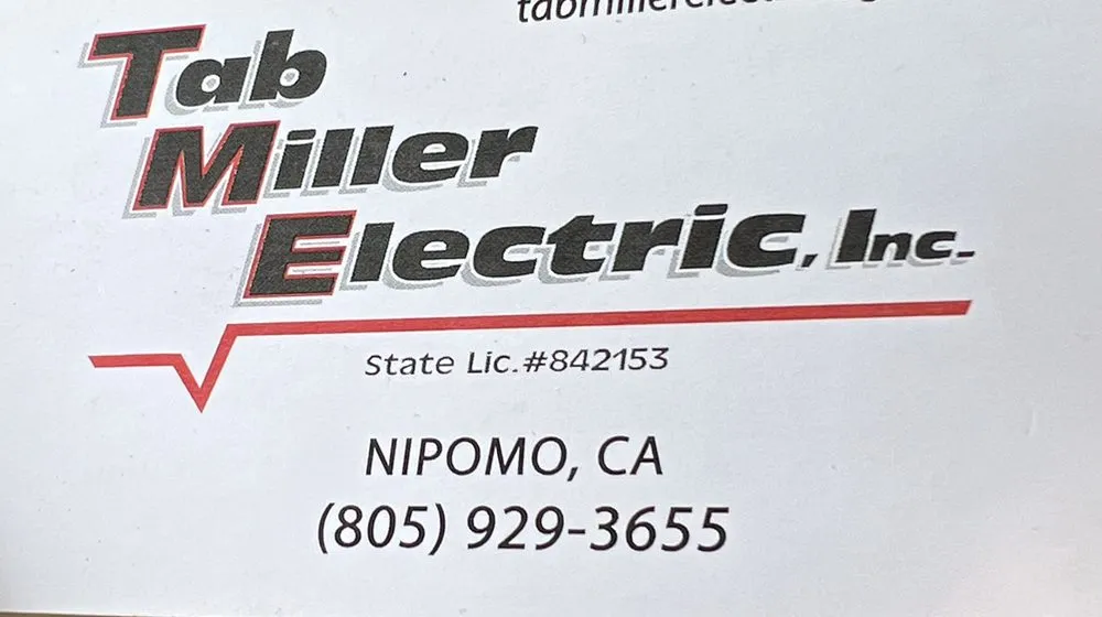 Slide of Tab Miller Electric