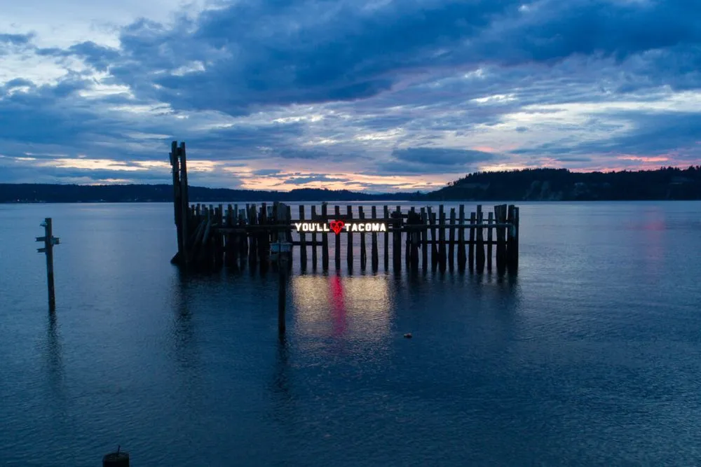 Slide of Tacoma Lights