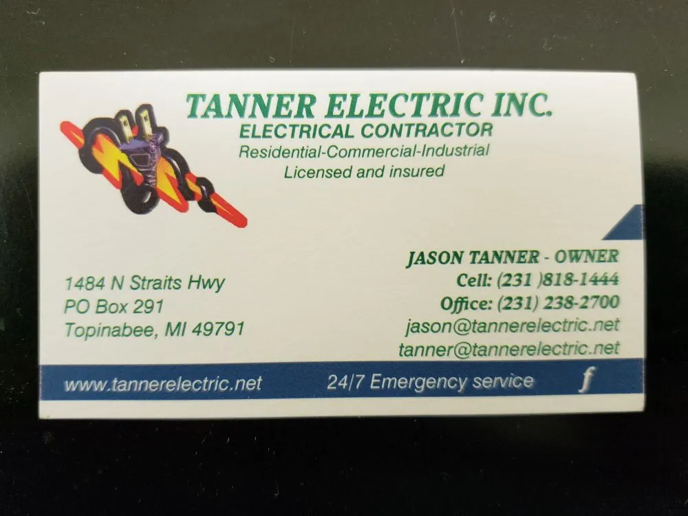 Slide of Tanner Electric
