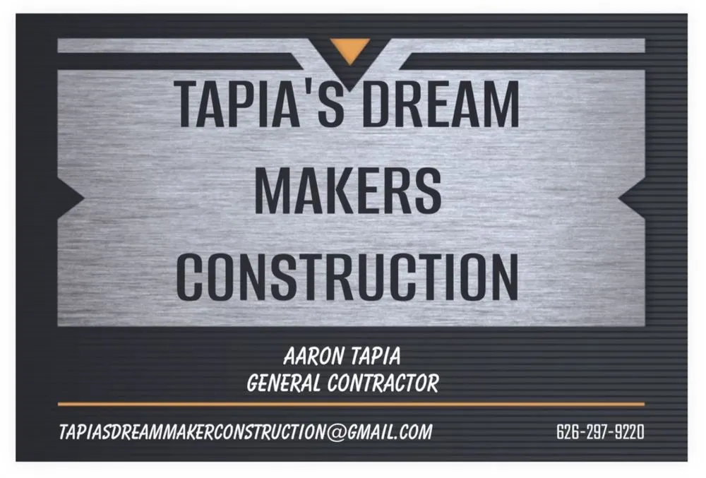 Slide of Tapia Dream Makers Construction