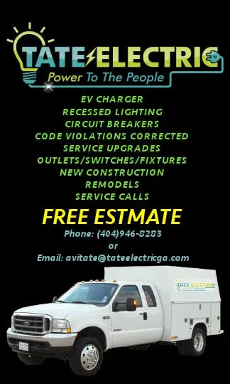 Slide of Tate Electric