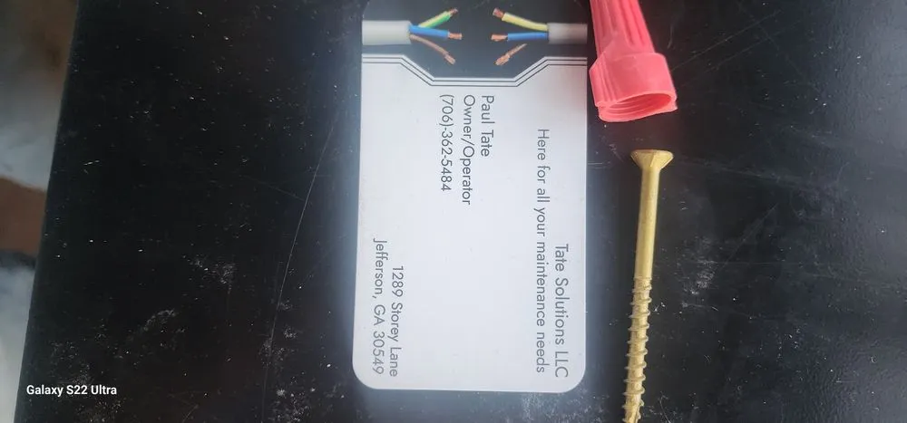 Slide of Tate Solutions