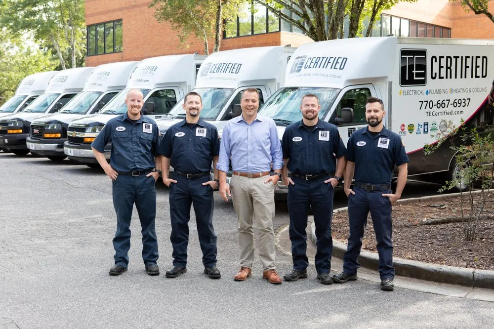 Slide of TE Certified Electrical, Plumbing, Heating & Cooling