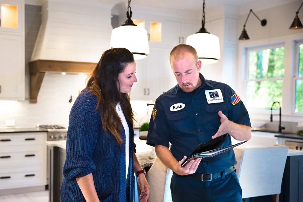 Affordable outlet and switch repair in ,  by TE Certified Electrical, Plumbing, Heating & Cooling