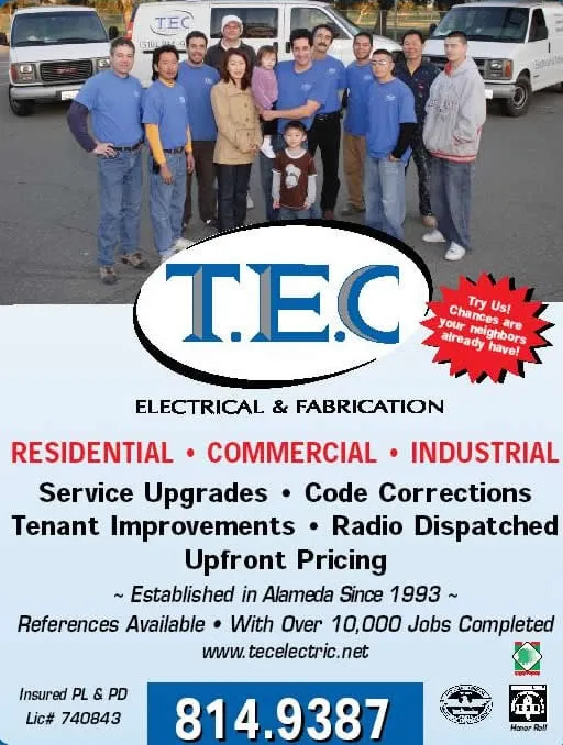 Slide of T.E.C. Electrical & Fabrication