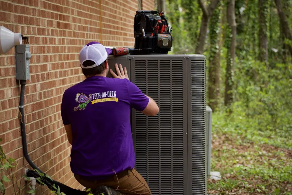 Slide of Tech-On-Deck Heating, Air & Electric