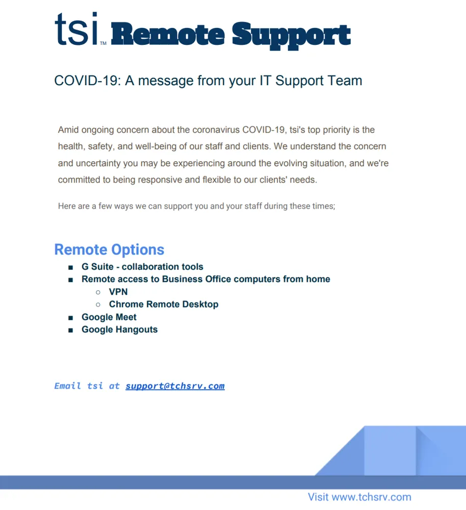 Slide of Technical Services