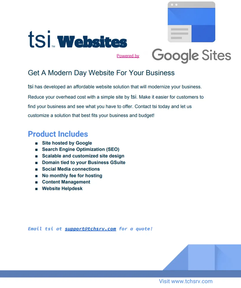 Slide of Technical Services