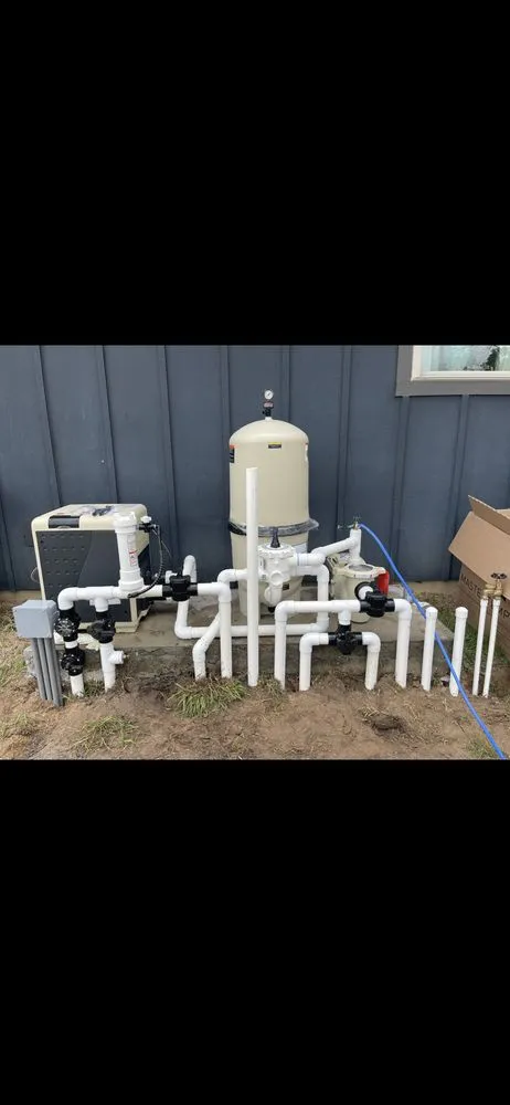 Slide of Texas Prestige Pool Plumbing