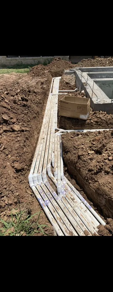 Slide of Texas Prestige Pool Plumbing