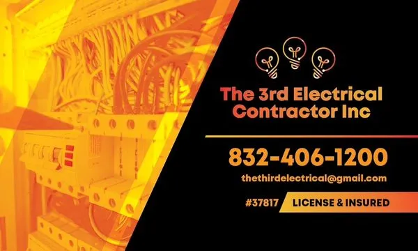 The 3rd electrical contractor Logo