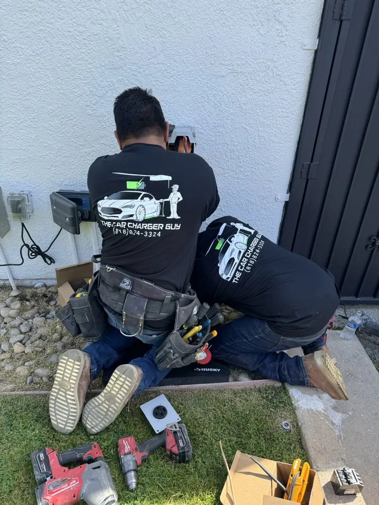 Reliable electrician providing wiring installation in San Fernando Valley, CA - The Car Charger Guy