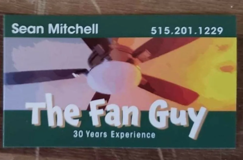 Slide of The Fan Guy