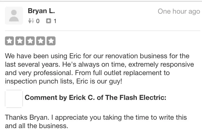 Slide of The Flash Electric