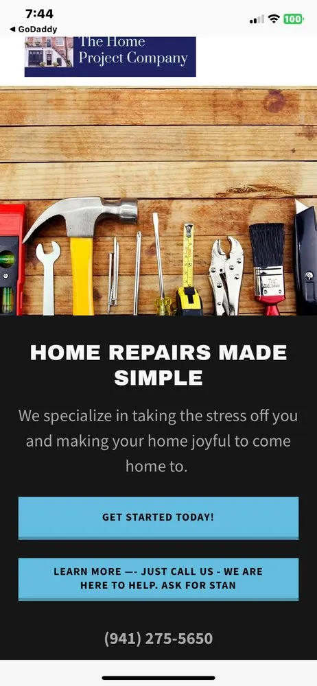 Slide of The Home Project