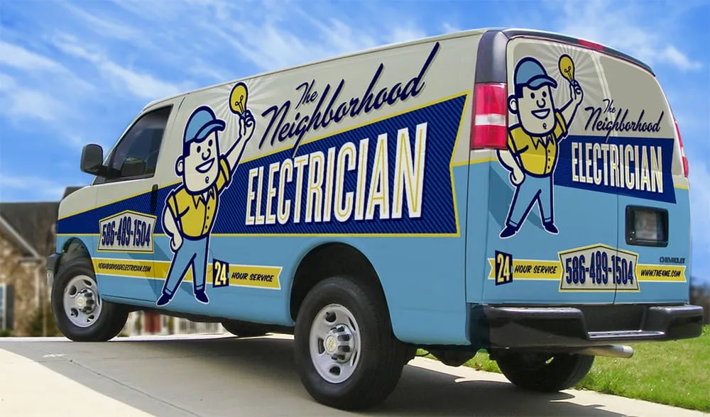 Slide of The Neighborhood Electrician