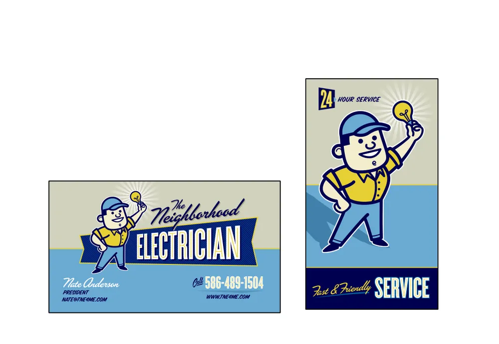 Slide of The Neighborhood Electrician