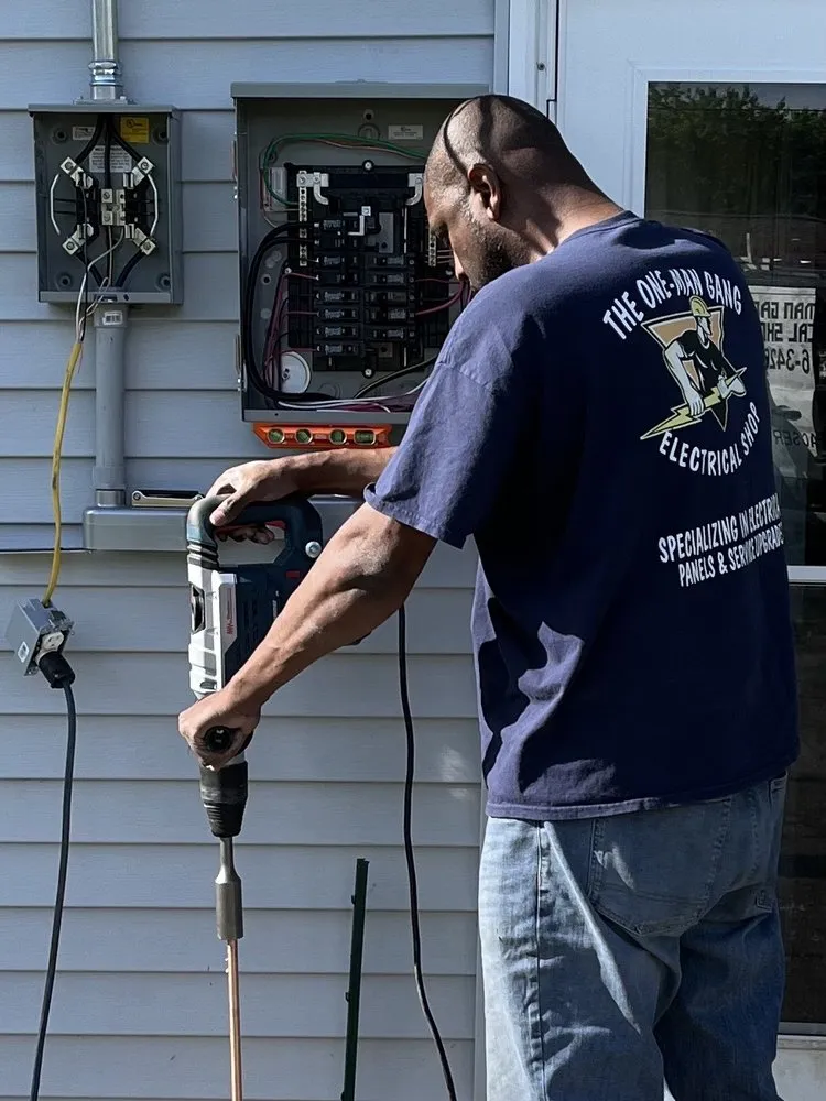 Slide of The One-Man Gang Electrical Shop