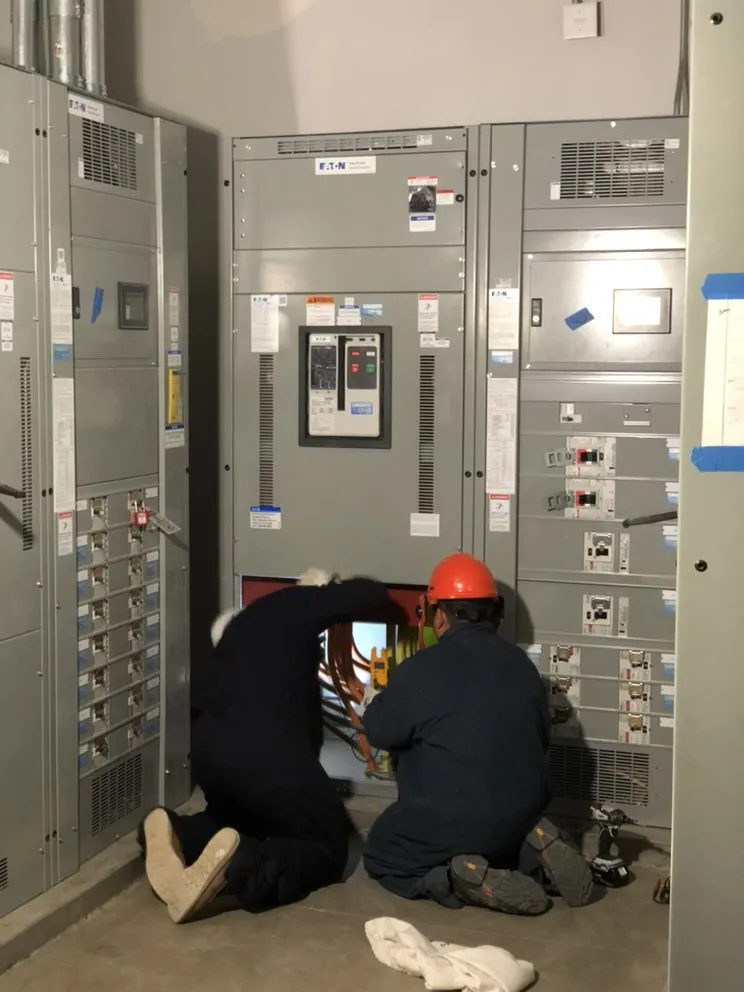 Licensed lighting installation in , by The Peterson Electric Company