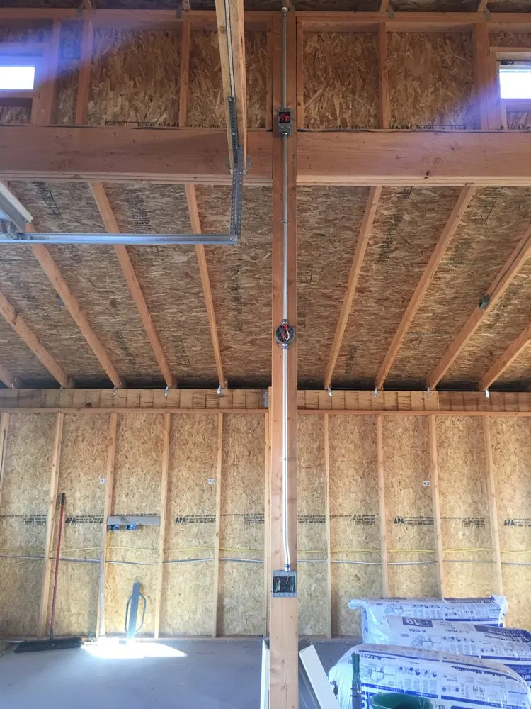 Professional electrical service for homes in lighting installation, by