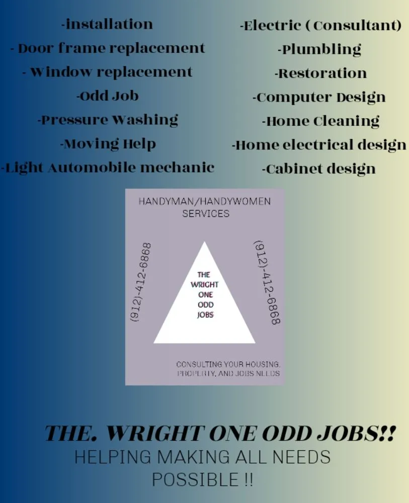 Slide of The Wright One Odd Jobs