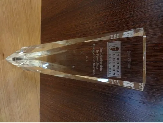 Licensed wiring installation in ,  by Thomas Edison Electric