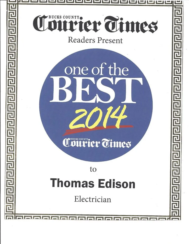 Slide of Thomas Edison Electric