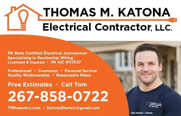 Slide of Thomas M. Katona Electrical Contractor