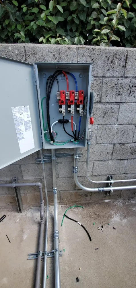 Slide of Thompson Family Generator Service