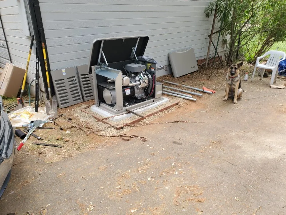 Slide of Thompson Family Generator Service