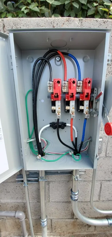 Slide of Thompson Family Generator Service