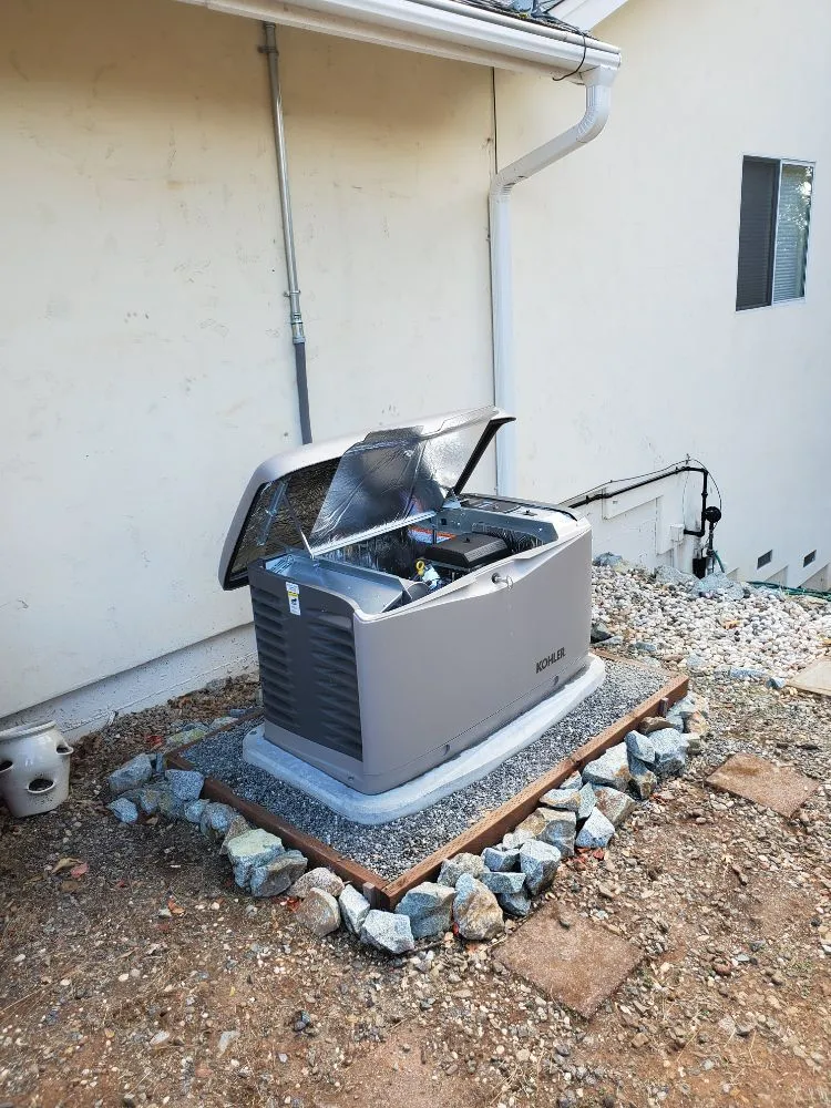 Slide of Thompson Family Generator Service