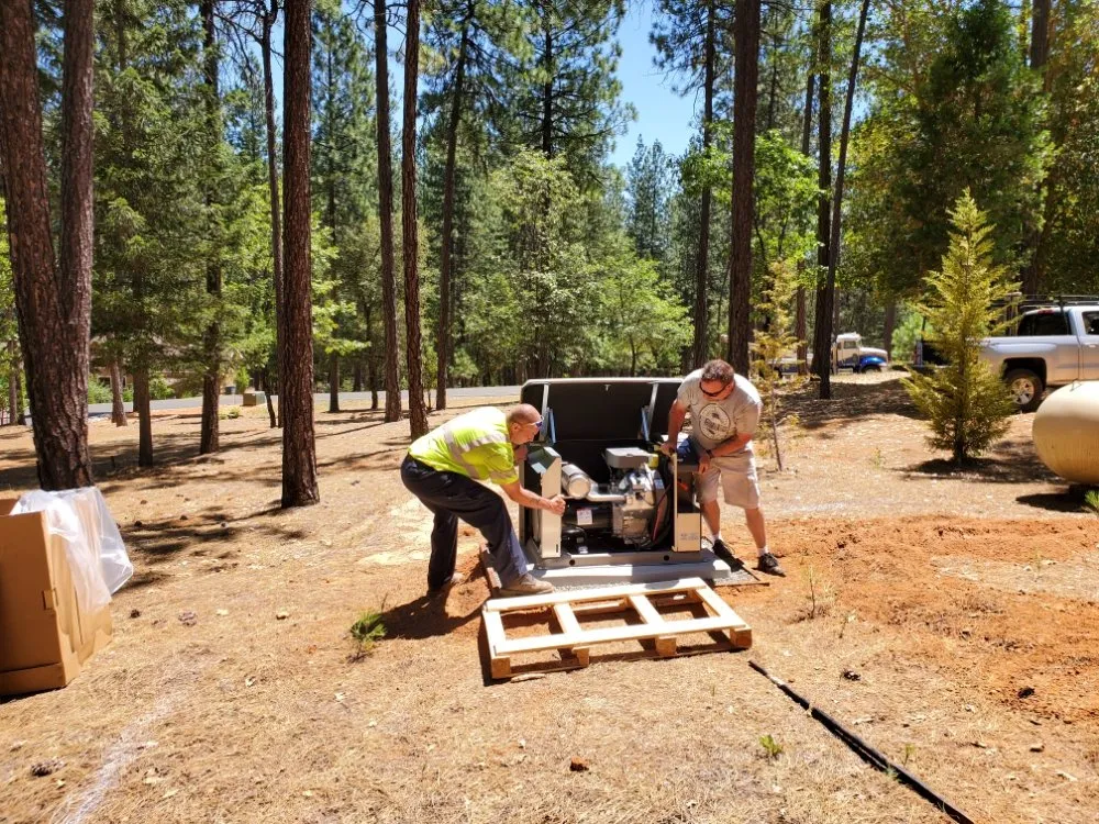 Slide of Thompson Family Generator Service