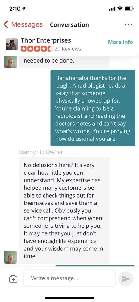 Slide of Thor Enterprises