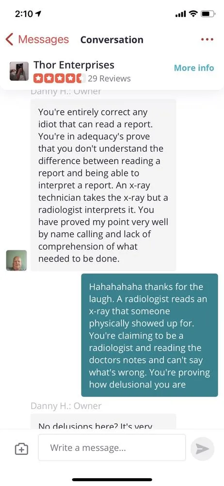 Slide of Thor Enterprises