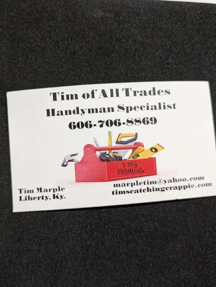 Slide of Tim of All Trades